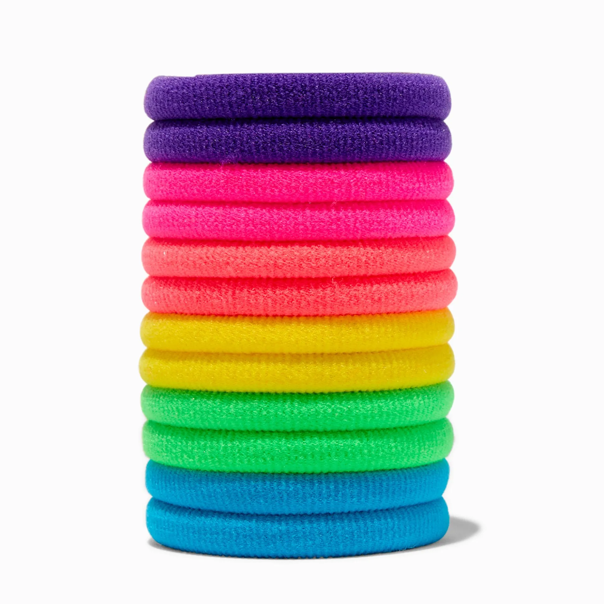 Élastiques fluo Claire's Club - Lot de 12