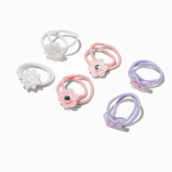 Élastiques icônes pastel shaky Claire's Club - Lot de 6