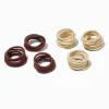 Élastiques marron et blonds - Lot de 30