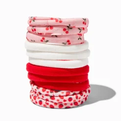 Élastiques roulés Cherry Time — Lot de 12