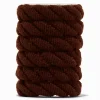 Élastiques swizzle marron - Lot de 6