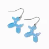 Light Blue Balloon Animal Drop Earrings