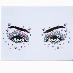 Liners de strass papillon iridescent et pastel