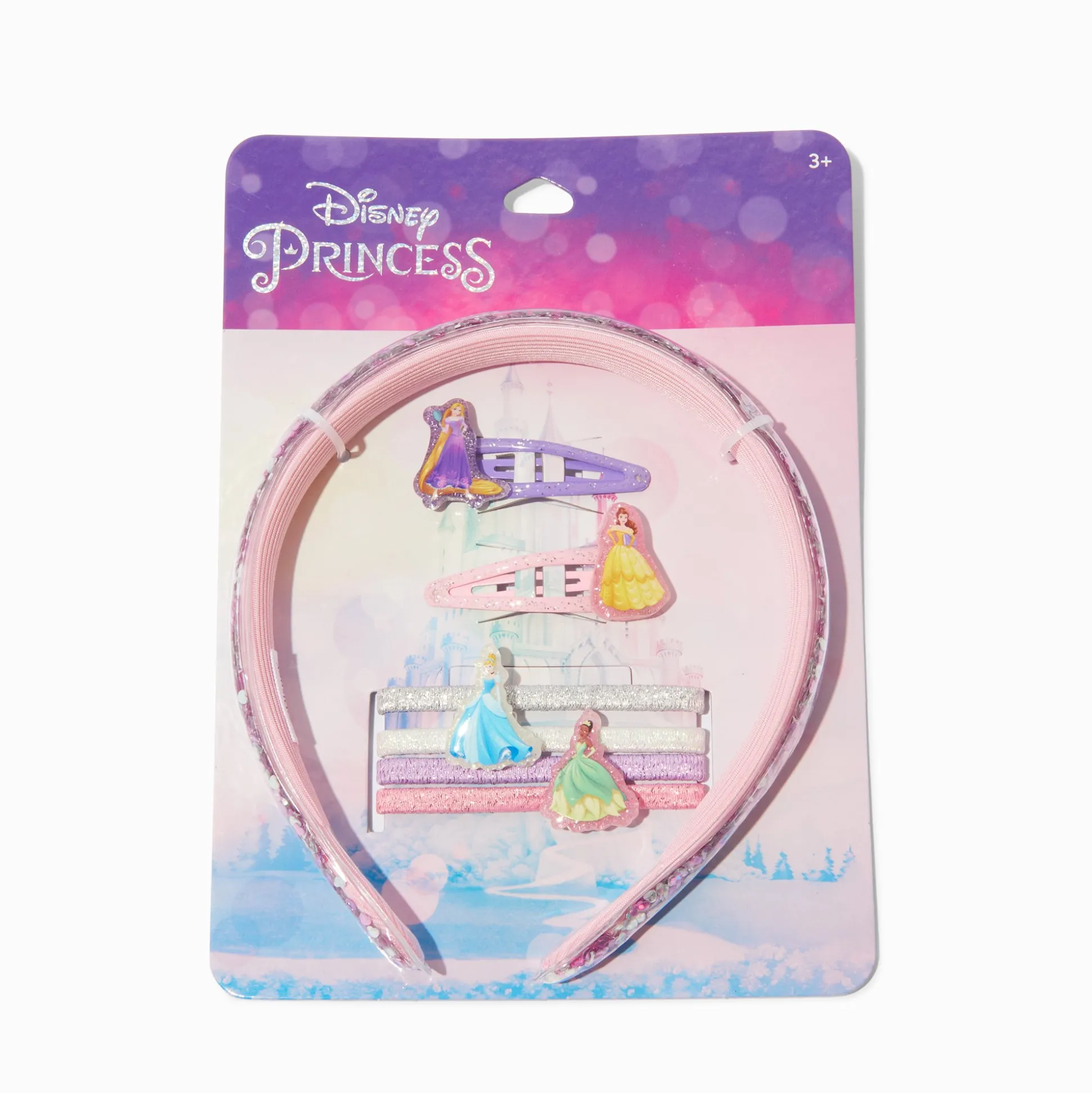 Lot d’accessoires pour cheveux et serre-tête Disney Princess - Lot de 7