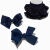 Lot d’accessoires pour cheveux variés économiques bleu marine - Lot de 6