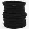 Lot de 10 élastiques noirs pour cheveux