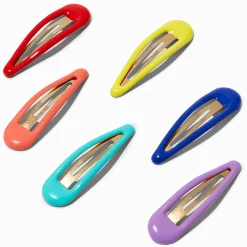 Lot de 6 barrettes clic clac arc-en-ciel Claire’s Club