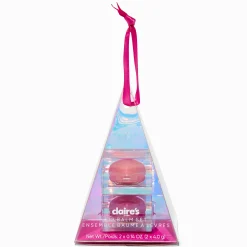 Lot de baumes à lèvres boule de Noël - Lot de 2