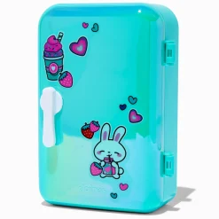 Lot de baumes à lèvres réfrigérateur iridescent petits animaux et boissons fraise - Lot de 4