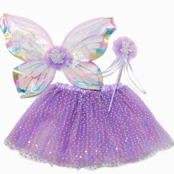 Lot de déguisement à sequins violet papillon Claire's Club - Lot de 3
