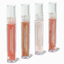 Lot de gloss chatoyants nude et couleur bronzée - Lot de 4