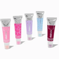 Lot de gloss parfumés couleur chromée - Lot de 5