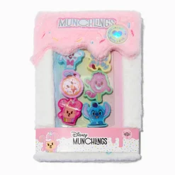 Lot de gomme et cahier en fausse fourrure Disney Munchlings série 1