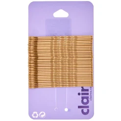 Lot de 3 grandes épingles plates blondes