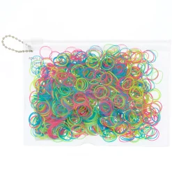 Lot de 1000 élastiques arc-en-ciel « No More Snag »