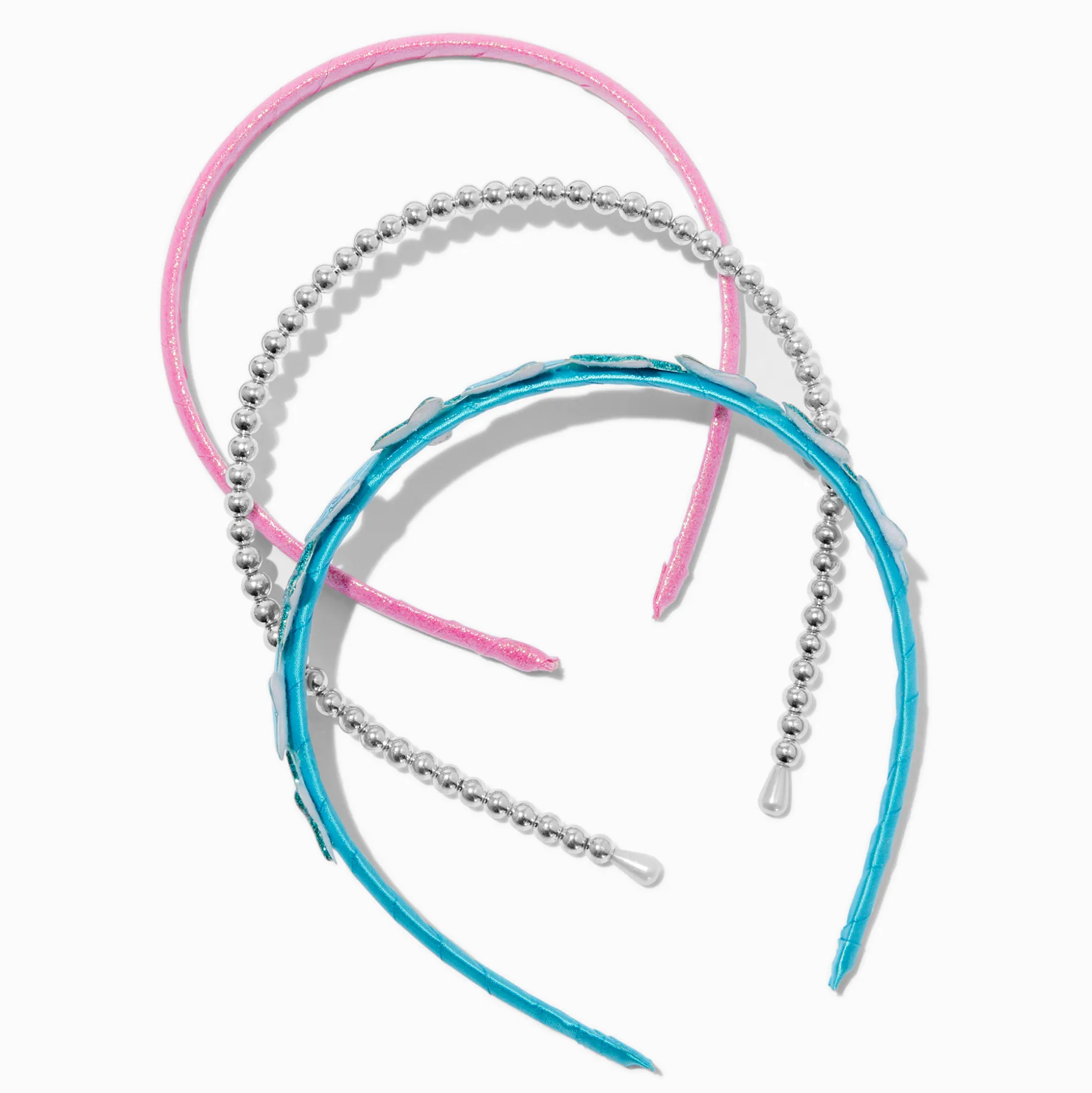 Lot de serre-têtes étoile en tulle aux tons bijoux Claire's Club - Lot de 3