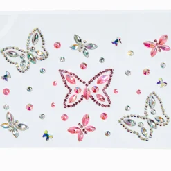 Lot de strass pour le corps papillon