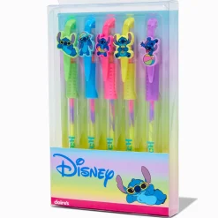 Lot de stylos gel estivaux en exclusivité chez Claire's Disney Stitch - Lot de 5