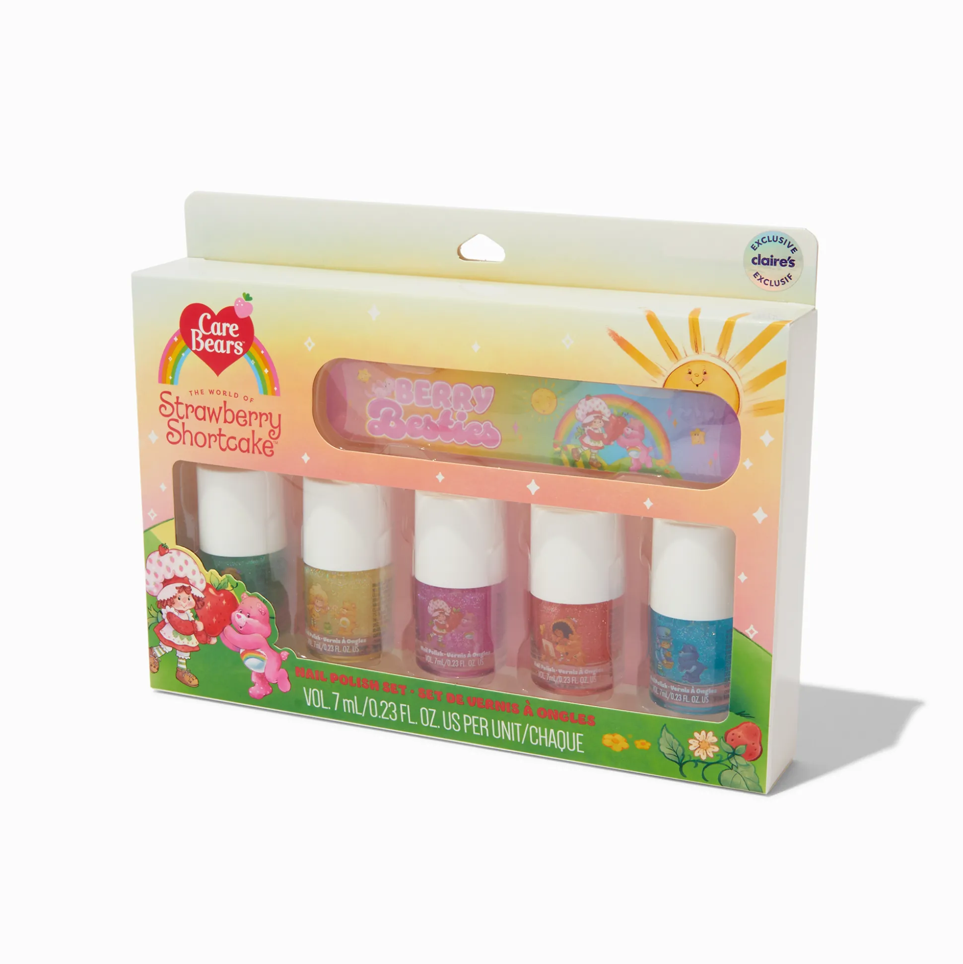 Lot de vernis à ongles Bisounours™ x Charlotte aux fraises™ en exclusivité chez Claire’s