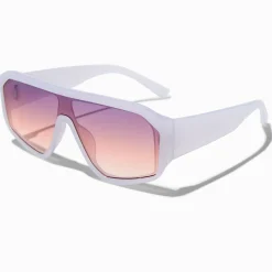 Lunettes de soleil écran blanches