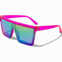 Lunettes de soleil écran rose vif