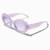 Lunettes de soleil festonnées bombées lavande