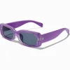 Lunettes de soleil rectangulaires violettes