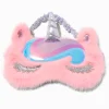 Masque de sommeil en peluche licorne rose