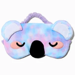 Masque de sommeil en peluche koala tie-dye