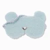 Masque de sommeil en sherpa ours bleu