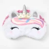 Masque de sommeil licorne princesse - Blanc