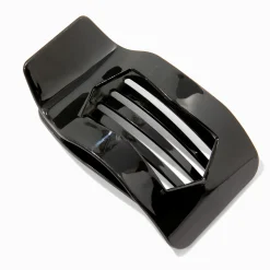 Matte Black Oval Yoga Hair Claw