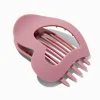 Mauve Heart Yoga Hair Claw