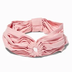 Mauve Ruched Keyhole Headwrap