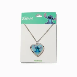 Médaillon couleur argentée Disney Stitch