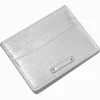 Metallic Silver Credit Card Case