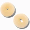 Mini donut pour cheveux blonds- Lot de 2