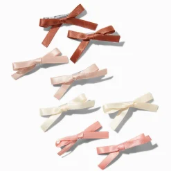 Mini nœuds pour cheveux boho - Lot de 8