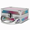 Mini palette de maquillage de voyage à cadenas avec paillettes arc-en-ciel Claire's Club