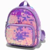 Mini sac à dos à mini paillettes violet Claire's Club