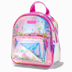 Mini sac à dos shaker holographique rose Claire's Club