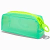 Mint Neon Colourblock Pencil Case