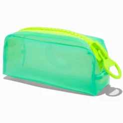Mint Neon Colourblock Pencil Case