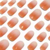Nude Ombre Medium Oval Vegan Faux Nail Set - 24 Pack