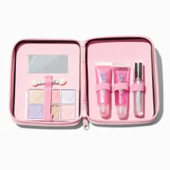 Palette compacte de maquillage boîte en fer cœur rose