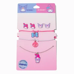 Parure de bijoux My Melody™ & Kuromi™ Sanrio® en exclusivité chez Claire's - Lot de 5