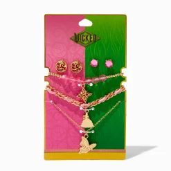 Parure de bijoux rose Wicked™ en exclusivité chez Claire’s - Lot de 5