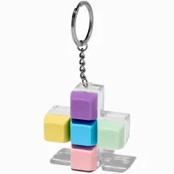 Pastel Click Fidget Toy Keyring