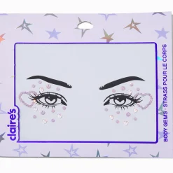 Pastel Purple Heart Eye Gems