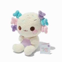 Peluche axolotl couverte de paillettes pastel 25,5 cm en exclusivité chez Claire’s #Plush Goals by Cuddle Barn®